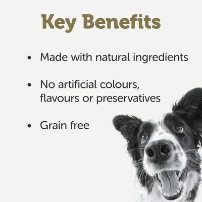 Vantaggi principali: realizzato con ingredienti naturali, senza coloranti, aromi o conservanti artificiali, senza cereali.