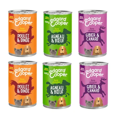 Edgard & Cooper Adult sans céréales 400 g pour chien - gibier, canard