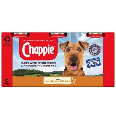 Chappie Chicken & Rice - 6 x 412g