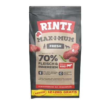 2 kg gratis! 14 kg RINTI Max-I-Mum