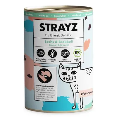 STRAYZ Bio Kat 6 x 400 g STRAYZ Bio Kat 6 x 400 g