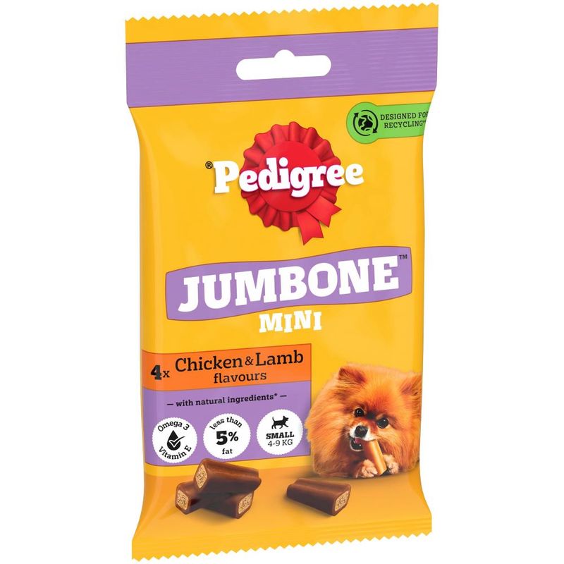 Pedigree Pedigree Jumbone Chews Chicken Lamb Adult pet food packaging