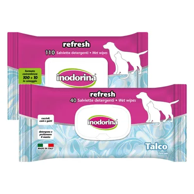 Inodorina hintőporos törlőkendő
