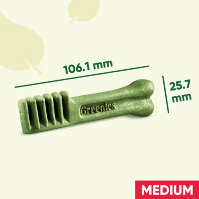 Greenies Daily Oral Care Dental Treats for Medium-Sized Adult Dogs - 340g