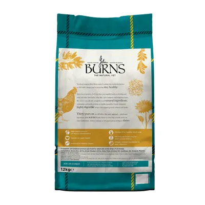 Burns Adult & Senior Original pollo y arroz integral - 12 kg Burns Adult & Senior Original pollo y arroz integral - 12 kg