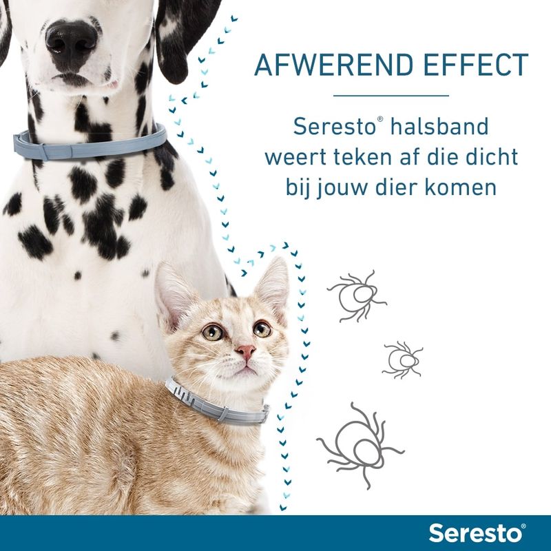 Seresto Vlooien- en Tekenhalsband voor katten