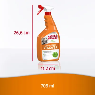 Spray Nature's Miracle Set-In Stain Remover per macchie e odori - cani