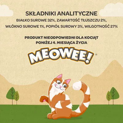 Meowee! Paski z fileta z tuńczyka