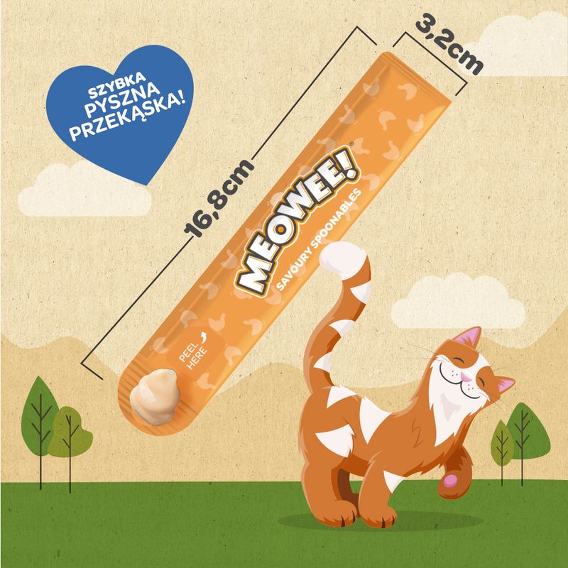 Meowee! Savoury Spoonables, 4 x 14 g