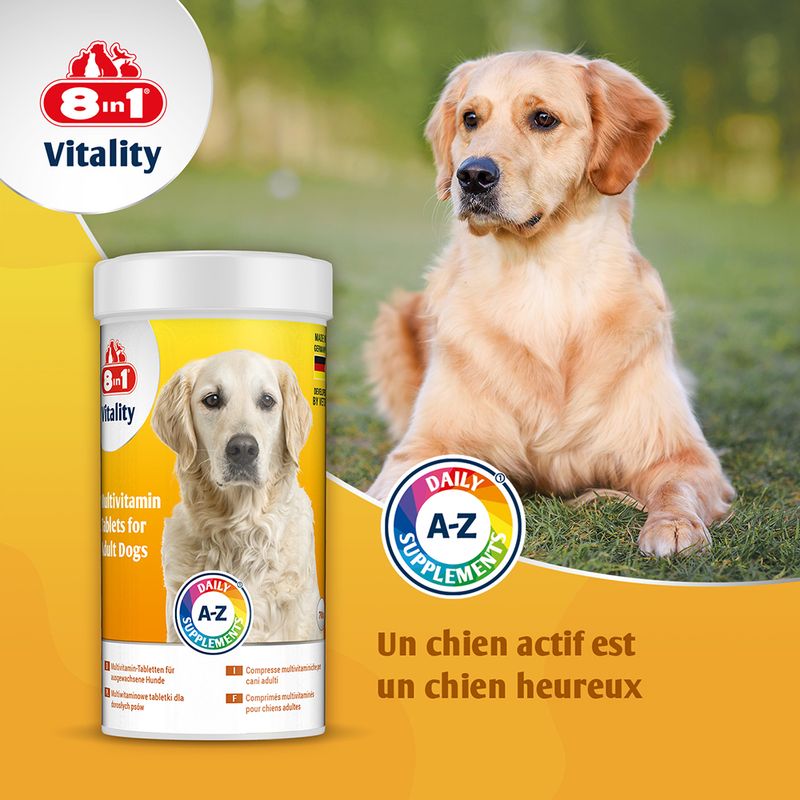 8in1 Vitality Comprimés multivitaminés Adulte