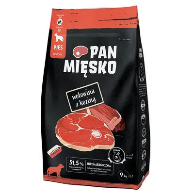 Pan Mięsko Medium Vaca com carne de cabra