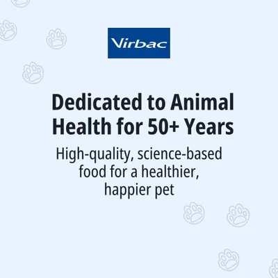Virbac. Committed to animal health for over 50 years. Premium, scientifically based food for a healthier, happier pet.