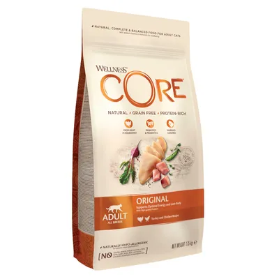 Wellness Core Cat Adult Original krůtí a kuřecí