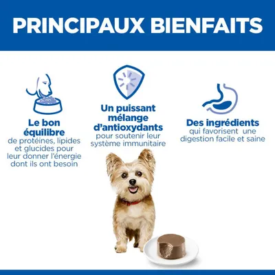 Principaux avantages : équilibre optimal entre protéines, lipides et glucides, antioxydants pour le système immunitaire, ingrédients favorisant une digestion légère et saine. Principaux avantages : équilibre optimal entre protéines, lipides et glucides, antioxydants pour le système immunitaire, ingrédients favorisant une digestion légère et saine.