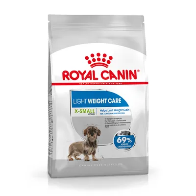 Royal Canin Light Weight Care X-Small до 4 кг. Помага за ограничаване на напълняването. За малки кучета. 69% постигат по-здравословно тегло. Proven Results.