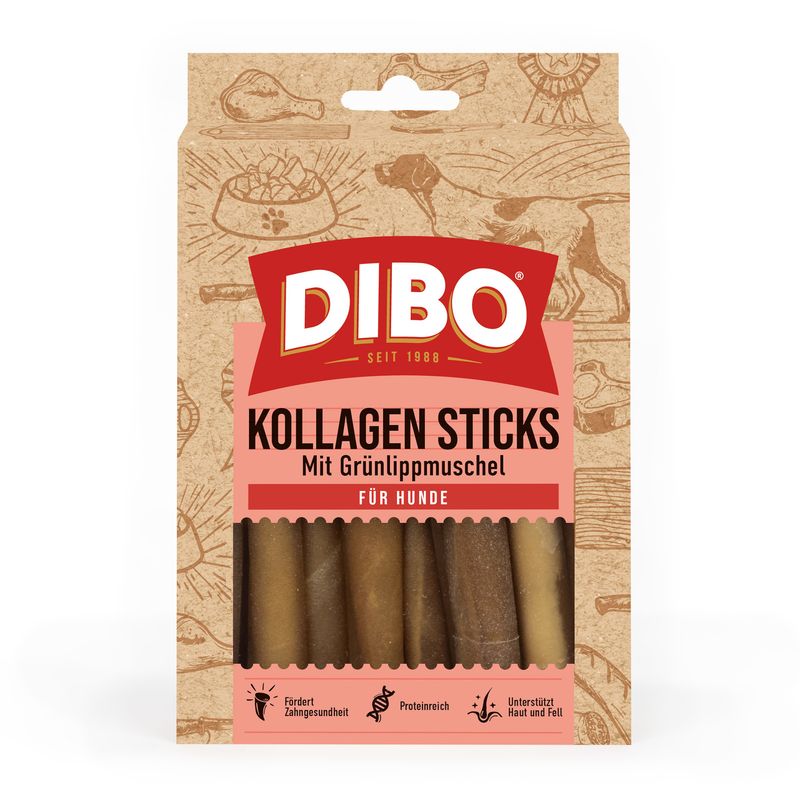 DIBO kollagenpinnar med grönläppad mussla