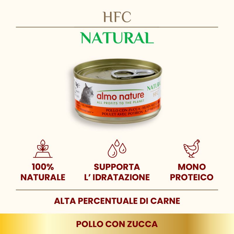 Almo Nature HFC Natural 12 x 70 g umido gatto