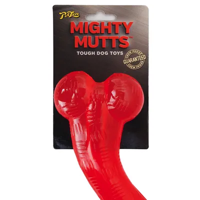 Mighty Mutts™ Tough Dog Toys Rubber S-Bone - L 32 x B 9 x H 4,5 cm