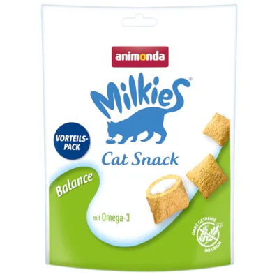 animonda Milkies Cat Snack Balance säästöpakkaus, omega-3:lla, viljaton.