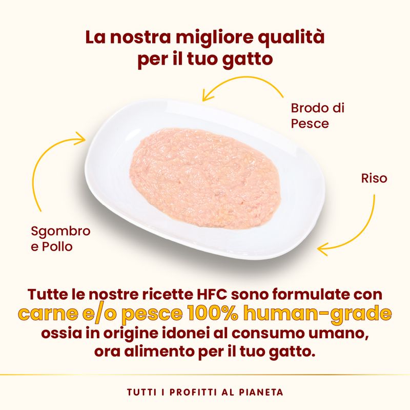 Almo Nature HFC Cat Mousse 6 x 70 g Umido per gatti
