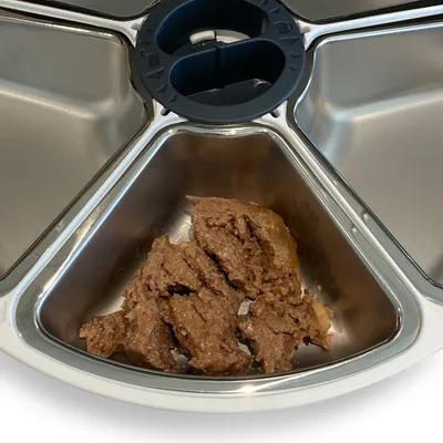 Cat Mate C500 Automatic Feeder - 5 Meals - Accessories: Stainless Steel Tray Inserts Cat Mate C500 Automatic Feeder - 5 Meals - Accessories: Stainless Steel Tray Inserts