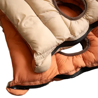 Nomad Tales Bloom hundefrakk puffer, oransje/beige