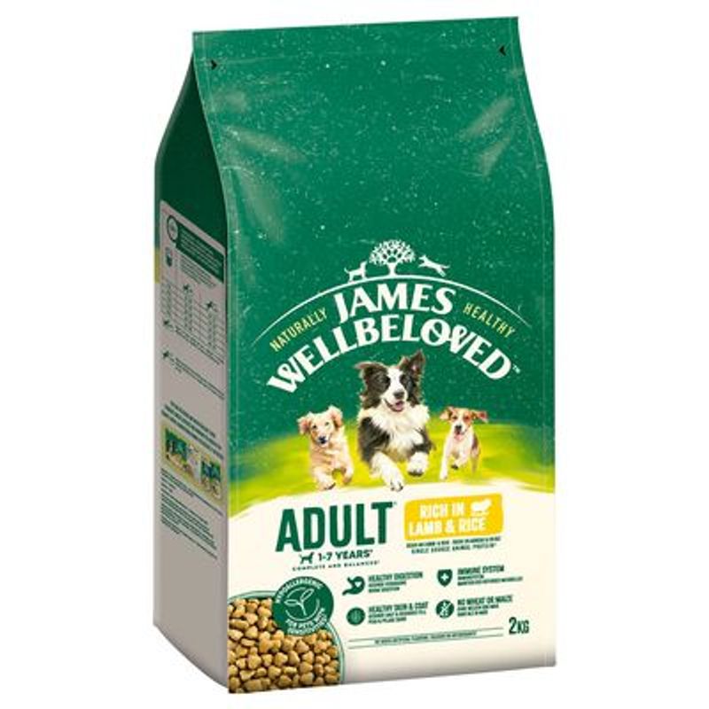 James Wellbeloved Adult Dog Hypoallergenic Lam & Rijst