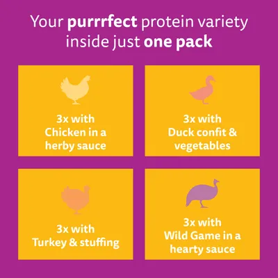 Whiskas 1+ Aromatic Selection Poultry in Gravy - Saver Pack: 24 x 85g