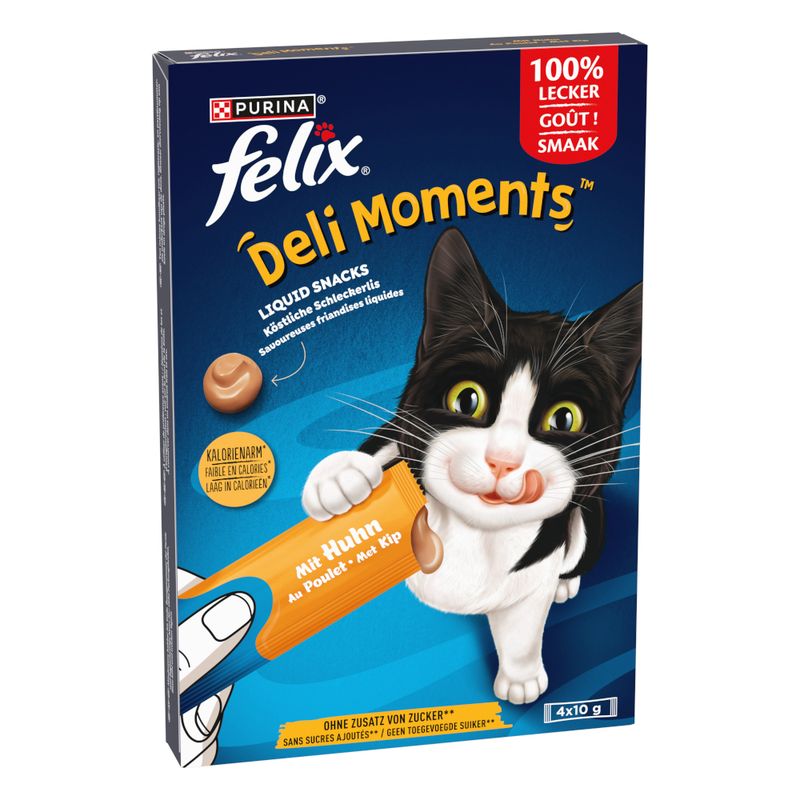 3 + 1 gratis! Felix Kattensnacks