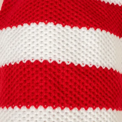 TIAKI Roter Streifen-Pullover für Hunde