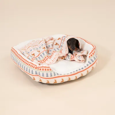 TIAKI Hundebett & Decke Nordic Winter