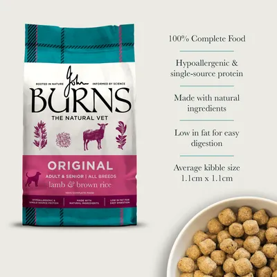Burns Adult & Senior Original Lamm & brauner Reis - 2 x 12 kg Burns Adult & Senior Original Lamm & brauner Reis - 2 x 12 kg