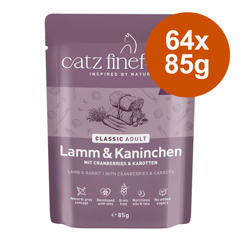 Sparpaket catz finefood 64 x 85 g