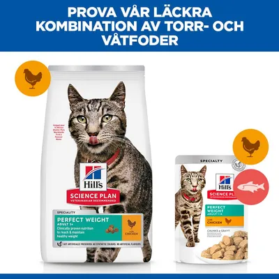 Hill's Science Plan Perfect Weight Adult 1+ Chicken