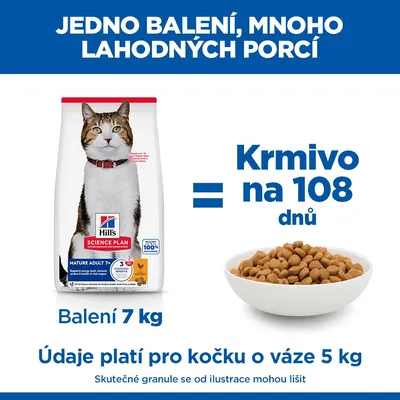 Hill's Science Plan Mature Adult 7+ kuracie