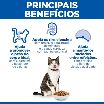 Hill's Science Plan Light Mature Adult 7+ frango ração para gatos