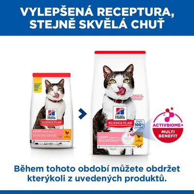 Hill's Science Plan Light Mature Adult 7+ Chicken