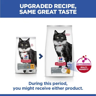 Hill's Science Plan Sterilised Cat Mature Adult 7+ Chicken