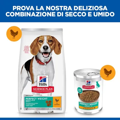 Hill's Science Plan Adult 1+ Perfect Weight con Pollo e Verdure