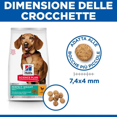 Hill's Science Plan Perfect Weight Adult 1+ Small & Mini con Pollo