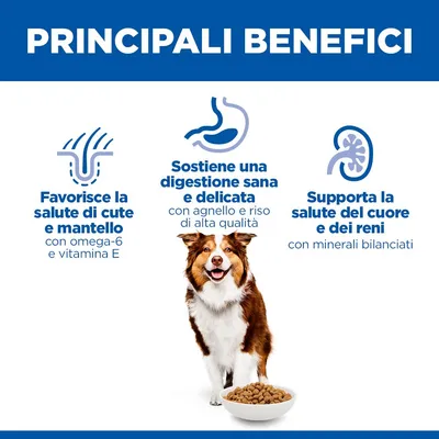 Hill's Science Plan Mature Adult 7+ Medium con Agnello e Riso