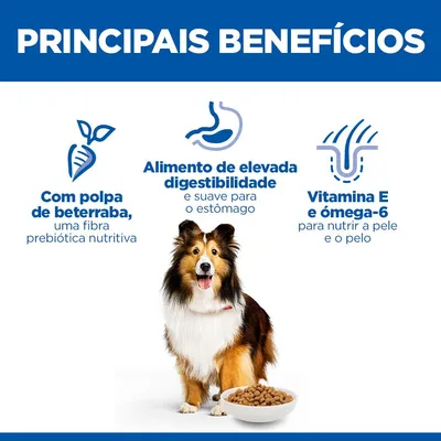 Hill's Science Plan Sensitive Stomach & Skin Adult 1+ Medium com frango