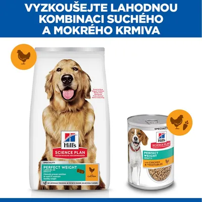 Hill's Science Plan Perfect Weight Adult 1+ Large kuracie