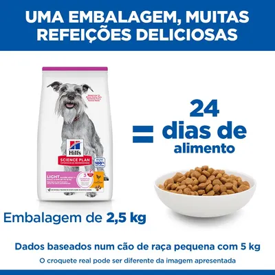 Hill's Science Plan Mature Adult 7+ Small & Mini Light com frango