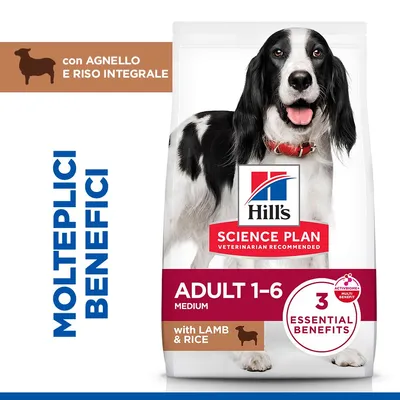 Hill's Science Plan Adult 1-6 Medium con Agnello e Riso