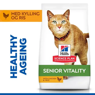 Hill's Science Plan Senior Vitality Mature Adult 7+ Kylling & Ris