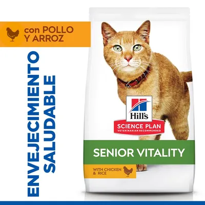 Hill's Science Plan Senior Vitality Mature Adult 7+ pollo y arroz