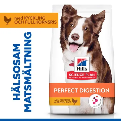 Hill's Science Plan Perfect Digestion Adult 1+ Medium Chicken & Brown Rice