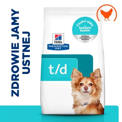 Hill's Prescription Diet t/d Dental Care Mini z kurczakiem Hill's Prescription Diet t/d Dental Care Mini z kurczakiem