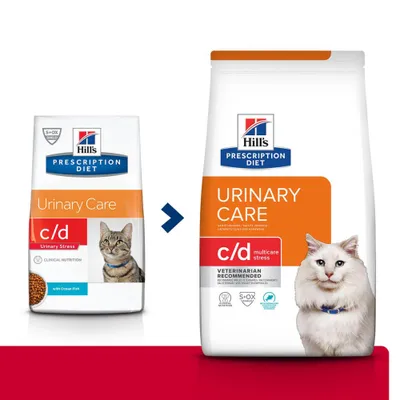 Hill's Prescription Diet Feline c/d Stress Urinary Care - Ocean Fish Hill's Prescription Diet Feline c/d Stress Urinary Care - Ocean Fish